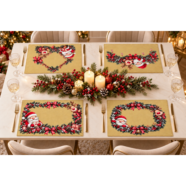 Kit Jogo Americano – Doce Natal