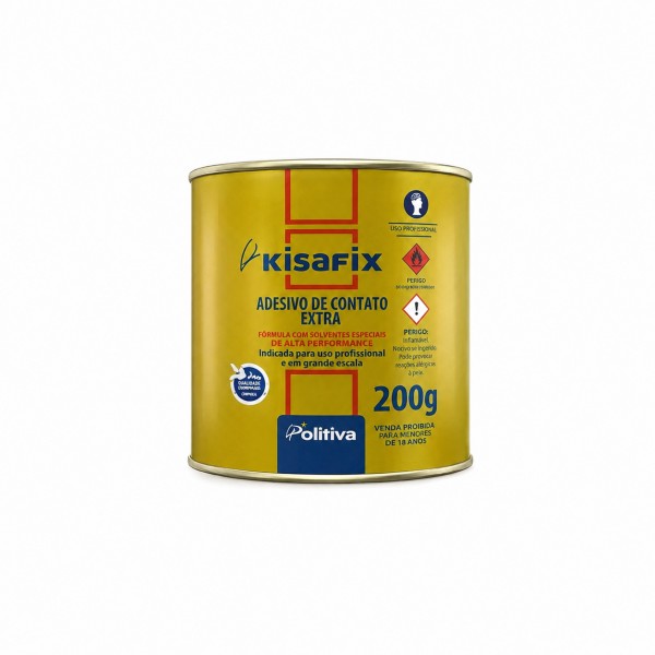 Adesivo de Contato Extra – Kisafix – 200g - Kateliê Composê
