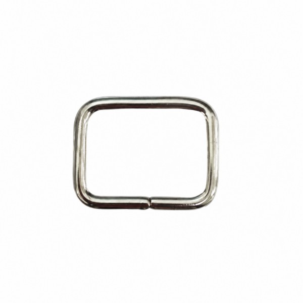 Quadrado 20mm Prata (pct 2un.) - Kateliê Composê