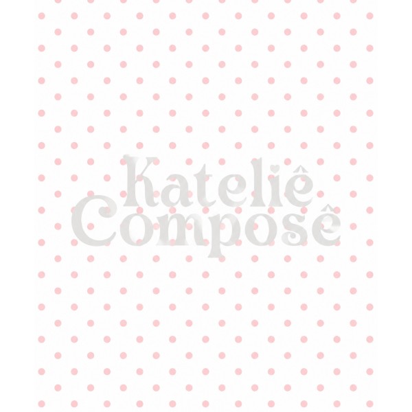 Bagun Estampado – Poá Rosa Bebê - Kateliê Composê