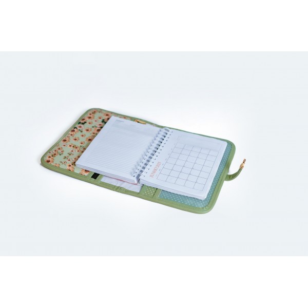 Painel Capa Caderno/Agenda – Verde Liz – Encanto de Menina - Kateliê Composê