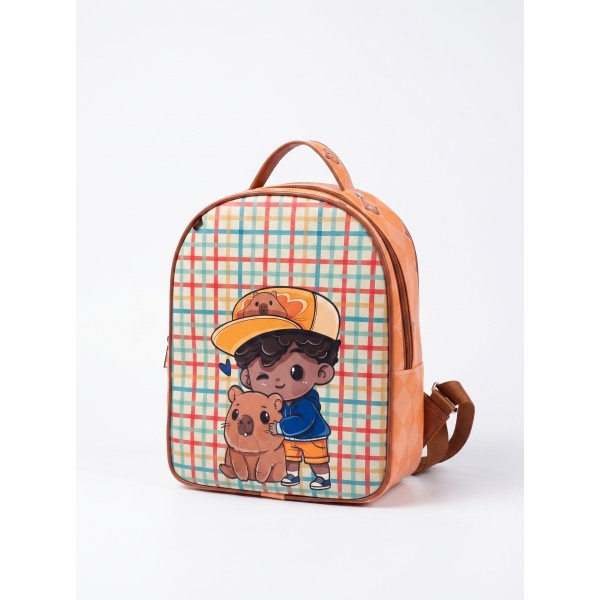 Painel Mochila – Capivara – Encanto de Menino - Kateliê Composê