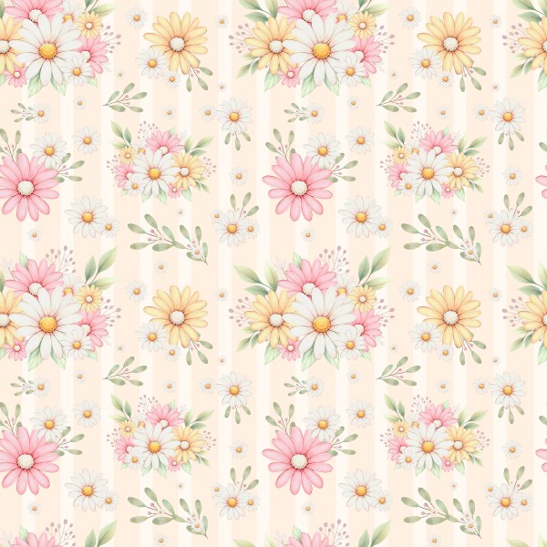 Sintético Doll Estampado – Coleção Aconchego – Listras Bege - Kateliê Composê
