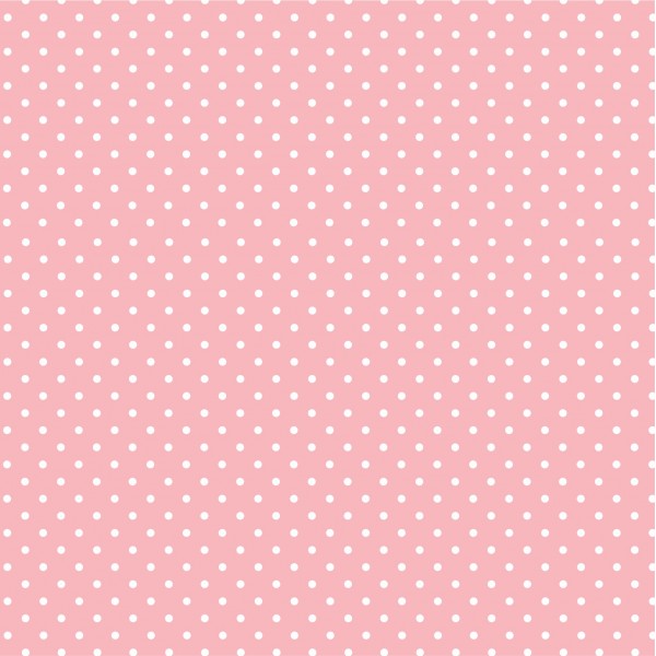 Sintético Doll Estampado – Coleção Aconchego – Poa Rosa - Kateliê Composê