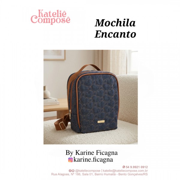 Projeto Digital - Mochila Encanto - Kateliê Composê