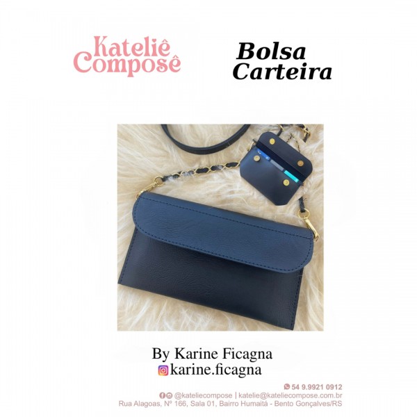 Projeto Digital - Bolsa Carteira - Kateliê Composê