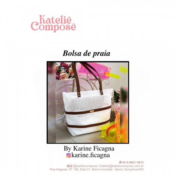 Projeto Digital - Bolsa p/ Praia- Kateliê Composê