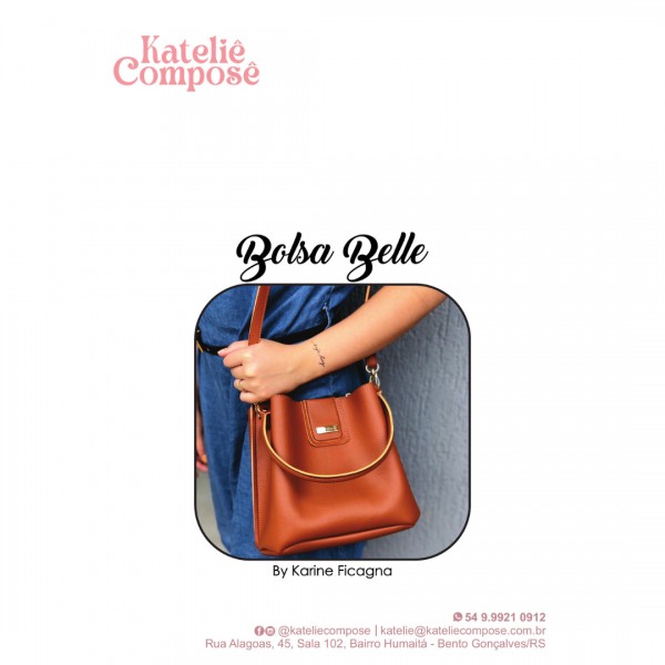 Curso online - Bolsa Belle - Kateliê Composê