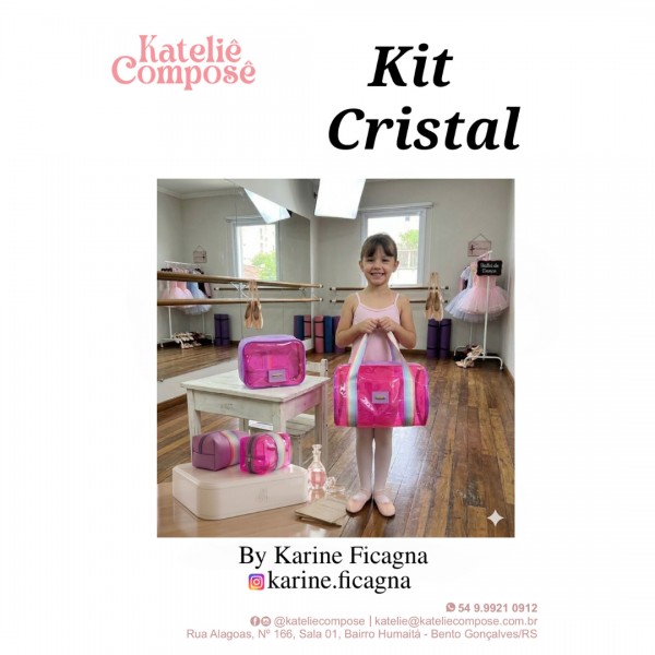Curso online - Kit Cristal - Kateliê Composê