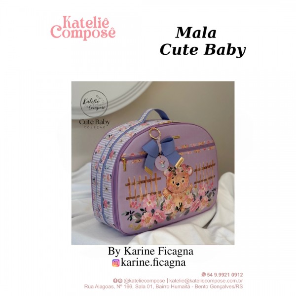 Curso online - Mala Maternidade Cute Baby - Kateliê Composê
