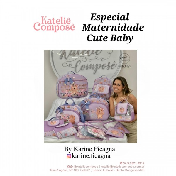 Curso online - Especial Maternidade Cute Baby - Kateliê Composê