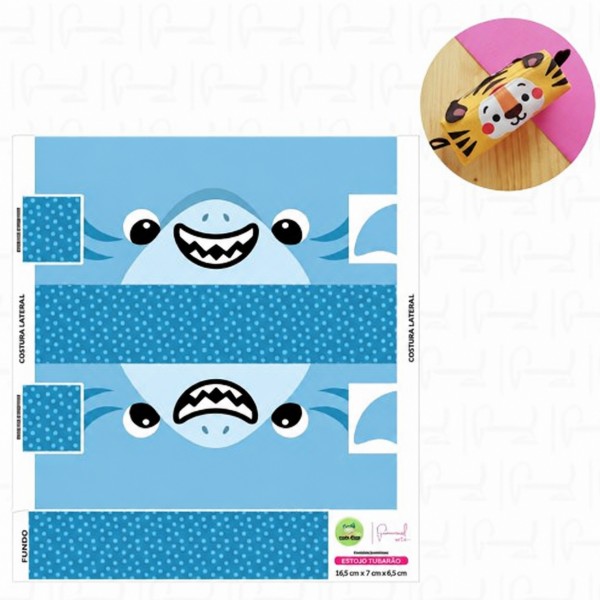 Painel Estojo - Tubarão - Kateliê Composê