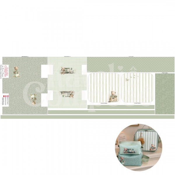 Painel Baby – Verde Menino - Kateliê Composê
