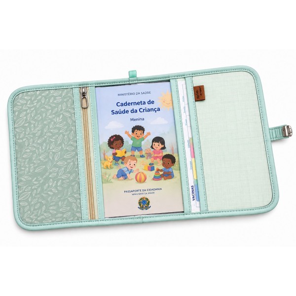 Painel Caderneta de Vacinação – Verde Menino - Kateliê Composê
