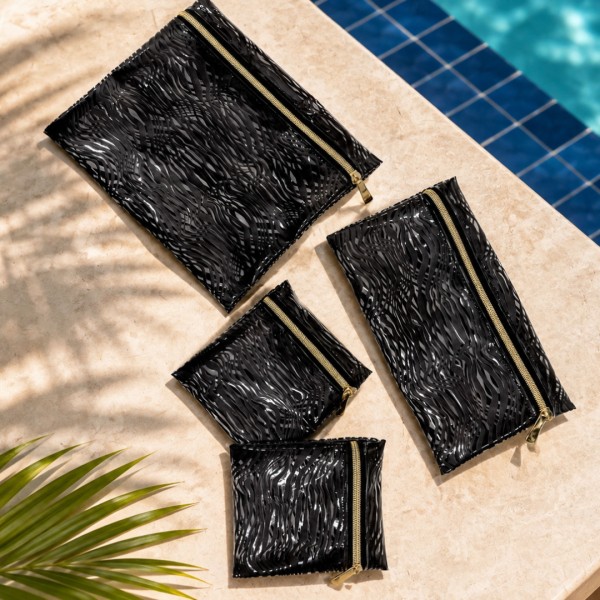 Kit de 7 Necessaires Zebra + 3 Sabonetes Artesanais