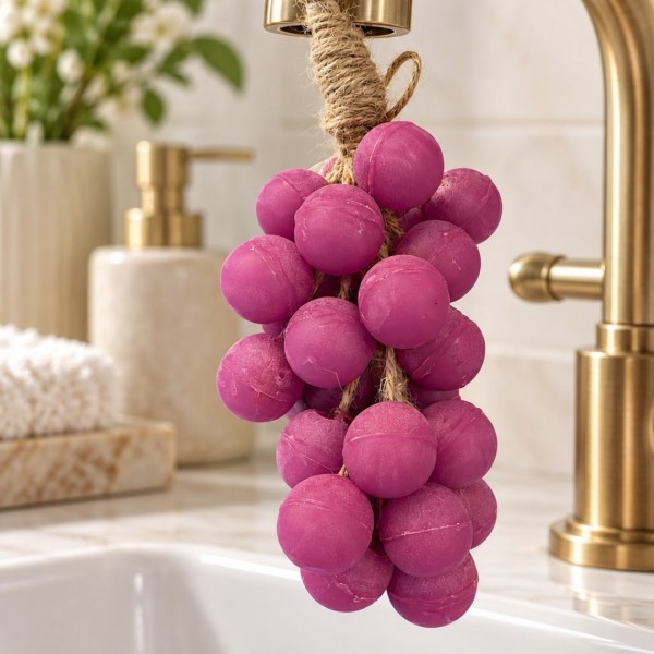 Sabonete Artesanal Cacho de Uva – Frutas Vermelhas