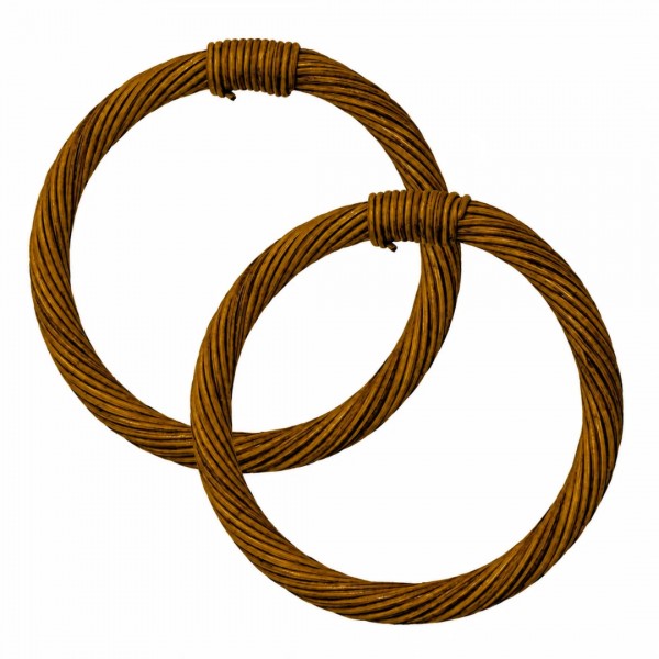 Alça p/ Bolsa de Rattan - 13cm - Caramelo - Kateliê Composê