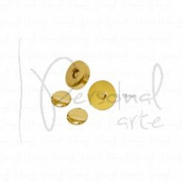 Botão Imã Acabamento Rebite DUPLO 18 - Gold - Kateliê Composê