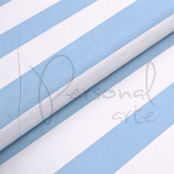 Sintético Listras Big - Azul Bebê