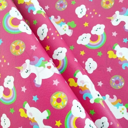 Sintético Prada Estampado - Unicornio