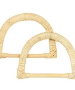 Alça Bambu Acrílico - 15x10.5cm - Marfim