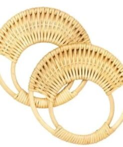 Alça Bambu Acrílico - 17cm - Marfim