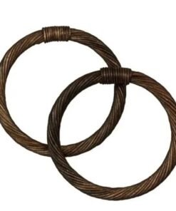 Alça Bambu Acrílico - 13cm - Caramelo