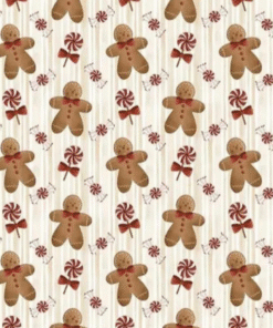 K216 Tecido tricoline 100% algodão - Tecido estampado Digital Natal 16