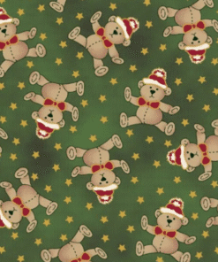K209 Tecido tricoline 100% algodão - Tecido estampado Natal 26