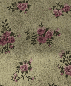 K403 Tecido tricoline 100% algodão - Tecido estampado Floral Bege 5