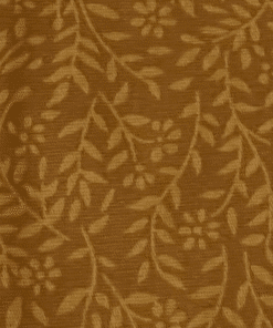 TOM9 Tecido tricoline 100% algodão - Folhas laranja