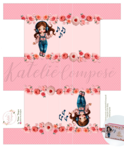 Painel Necessaire - Rosa Melody - Encanto de Menina