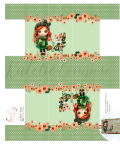 Painel Necessaire - Verde Liz - Encanto de Menina