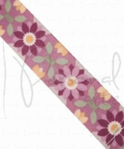 Alça Especial Estampada - 30mm - Florata Pink (Rolo 5m)