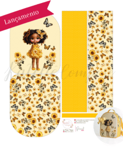Painel Mochila - Amarelo Luna - Encanto de Menina