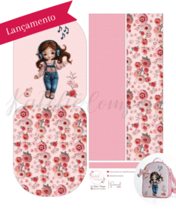Painel Mochila - Rosa Melody - Encanto de Menina