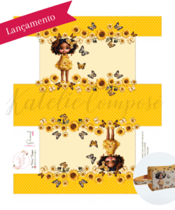 Painel Necessaire - Amarelo Luna - Encanto de Menina