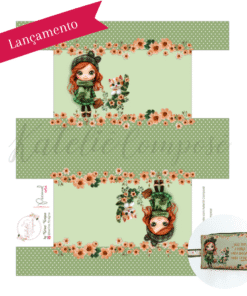 Painel Necessaire - Verde Liz - Encanto de Menina