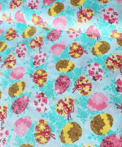 P009 Tecido tricoline 100% algodão - Tecido estampado Páscoa
