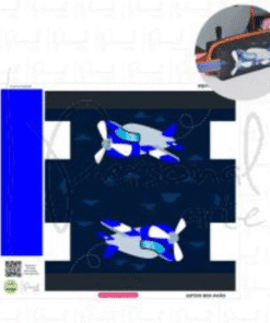 Painel Estojo Box - Avião