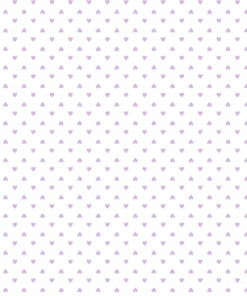 Bagun Estampado - Coração Lilás