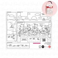 Painel Case 36 Marcadores - Amigos Felizes