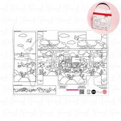 Painel Case 60 Marcadores - Amigos Felizes