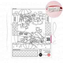 Painel Estojo Box - Amigos Felizes