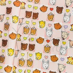 Sintético Doll Sticker - Rosa