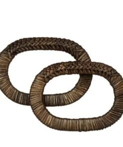 Alça Bambu Acrílico - 13.5x9.5cm - Caramelo