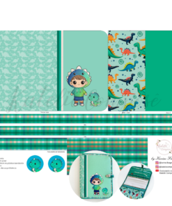 Painel Capa Caderno/Agenda - Dino - Encanto de Menino