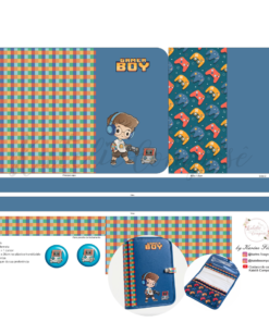 Painel Capa Caderno/Agenda - Game - Encanto de Menino