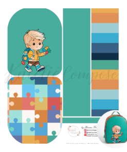 Painel Mochila - Autista - Encanto de Menino