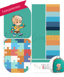 Painel Mochila - Autista - Encanto de Menino